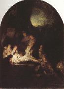 REMBRANDT Harmenszoon van Rijn The Descent from the Cross (mk33) oil